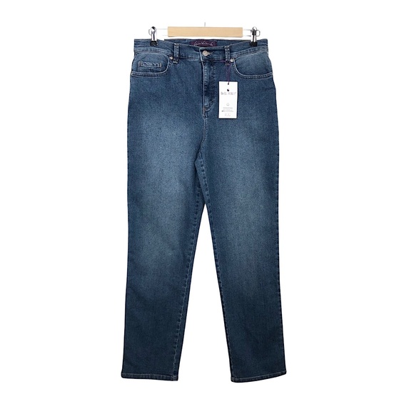 Gloria Vanderbilt Stretchy Medium Wash Amanda The Original Slimming Jean 10 - Picture 1 of 15